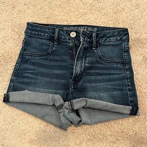 High waisted denim American eagle shorts